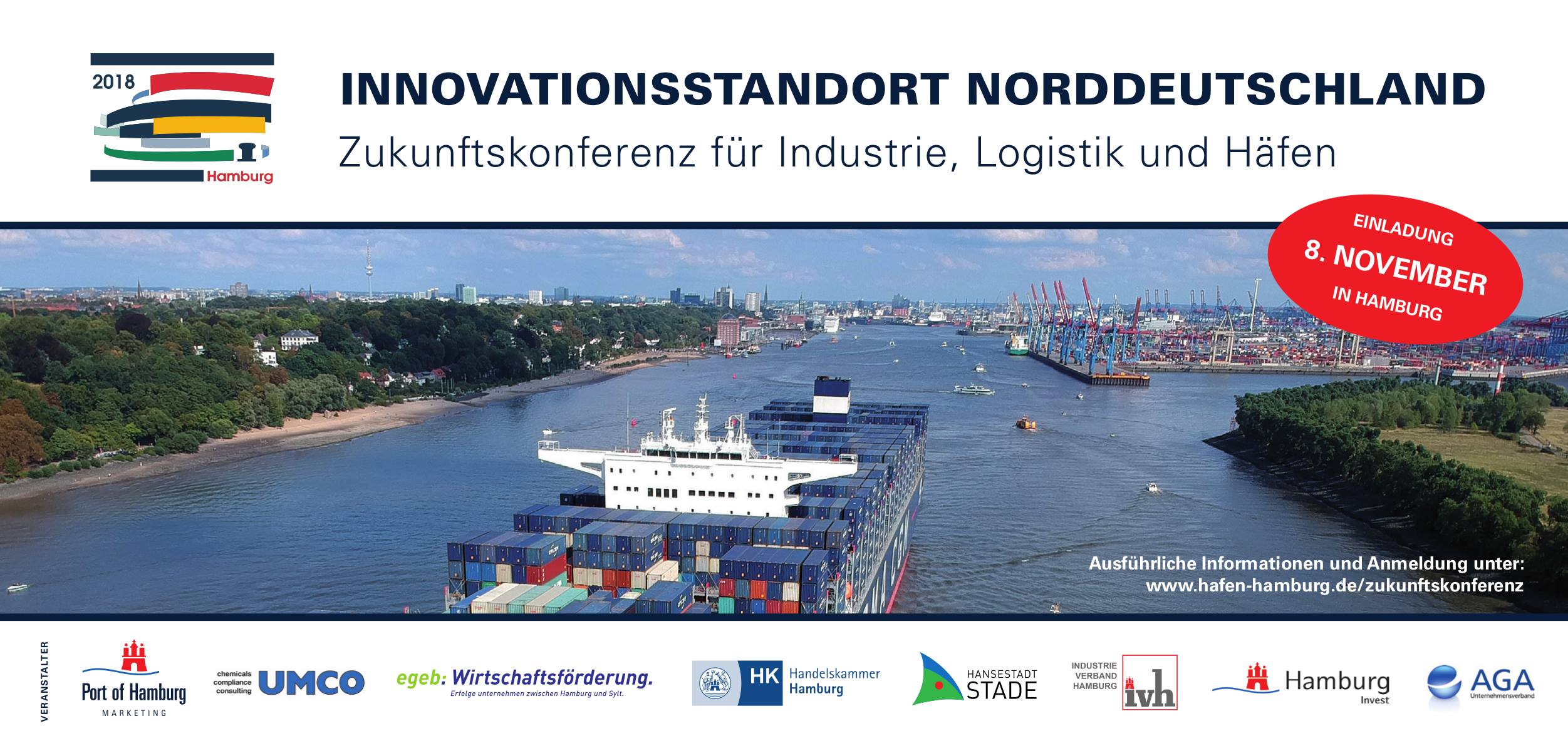 Zukunftskonferenz für Industrie, Logistik und Häfen in Hamburg